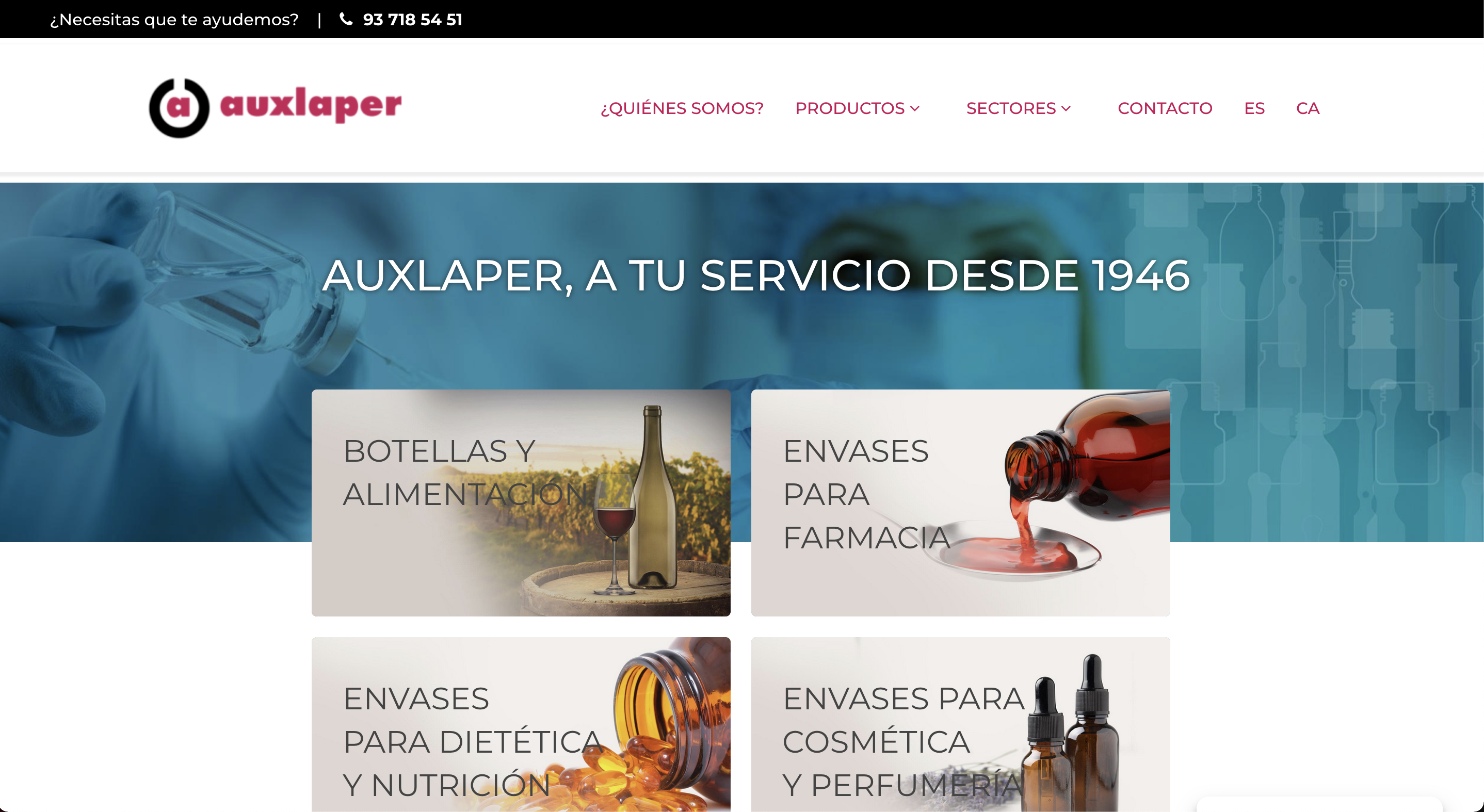 La web de los envases